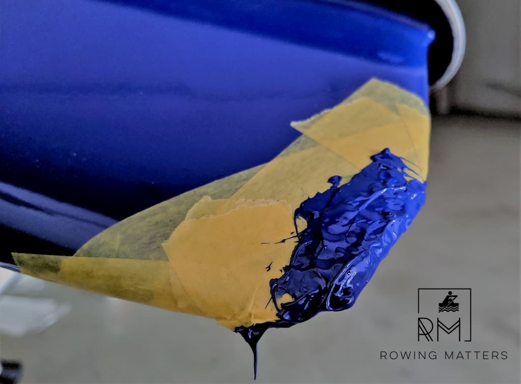 Der Gelcoat ist aufgetragen - meine Modellierkünste haben durchaus Potential.